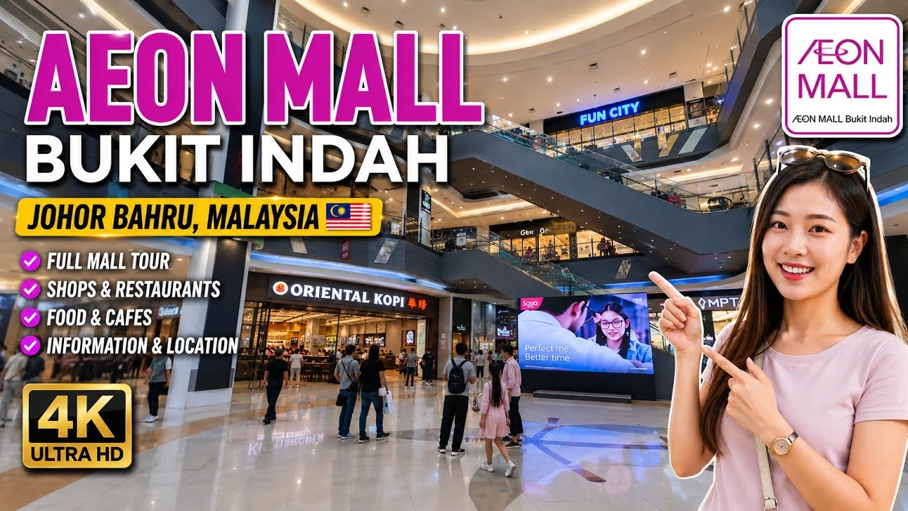 AEON Mall Bukit Indah 2026 | Johor Bahru - Malaysia's Must-Visit Shopping Mall! 4K Walking Tour