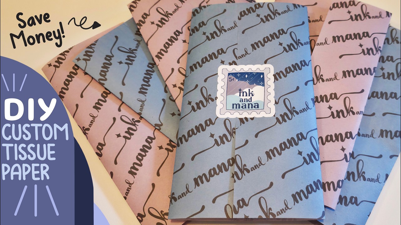 DIY Custom Tissue Paper | Easy & Budget Friendly