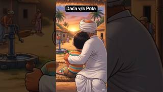 Dada vs Pota Ludo King #ai #short #animation #cartoon #ludo king #aishort #dada pota