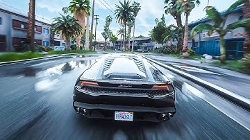 GTA 5 Photorealistic Graphics MOD Enhancement - Ultra Setting RTX 4090 Gameplay! [4K]