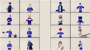 My Hero Academia mini series TABS Mod Totally Accurate Battle Simulator