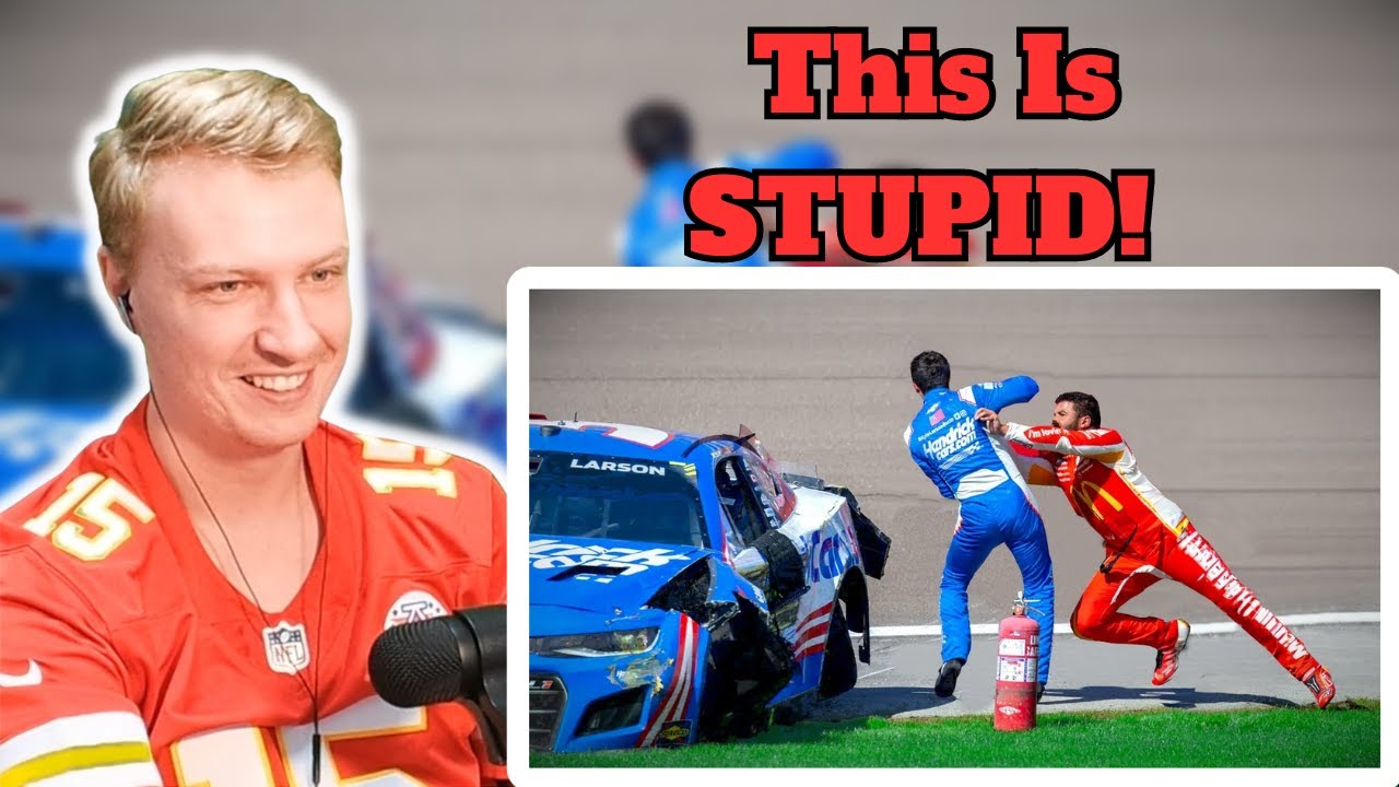British Guy Reacts To NASCAR DUMBEST MOMENTS