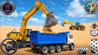 👷City Road Construction Simulator 3D 🚧 | Heavy Excavator & Truck - Android Gameplay screenshot 4