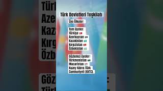 Türk Devletleri Teşkilatı Üye Ülkeleri Türk Dünyasının Yükselen Gücü