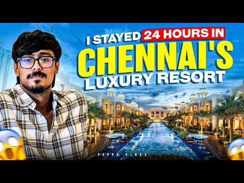 I Stayed 24 Hours in CHENNAI's LUXURY Resort | Kaldan Samudhra, Chennai