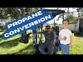 Chinese Mini Excavator PROPANE Conversion 🔥 Run on BBQ Tank | Tri-Fuel Carb Swap