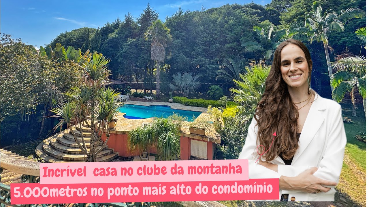 Propriedade no Clube da Montanha em Atibaia – 5.000 m², 5 suítes e vista espetacular!