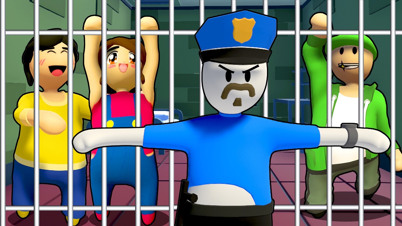 MASSINHAS NA PRISÃO DO BARRY! (Human Fall Flat)