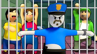 PLAY-DOH CHARACTERS IN BARRY'S PRISON! (Human Fall Flat) screenshot 5