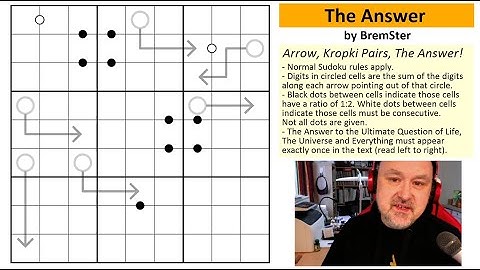 This sudoku must contain The Answer to Life, The Universe, and Everything - Solving My Own Sudoku