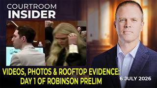 COURTROOM INSIDER | Videos, images, rooftop evidence & more on day 1 of Robinson preliminary hearing