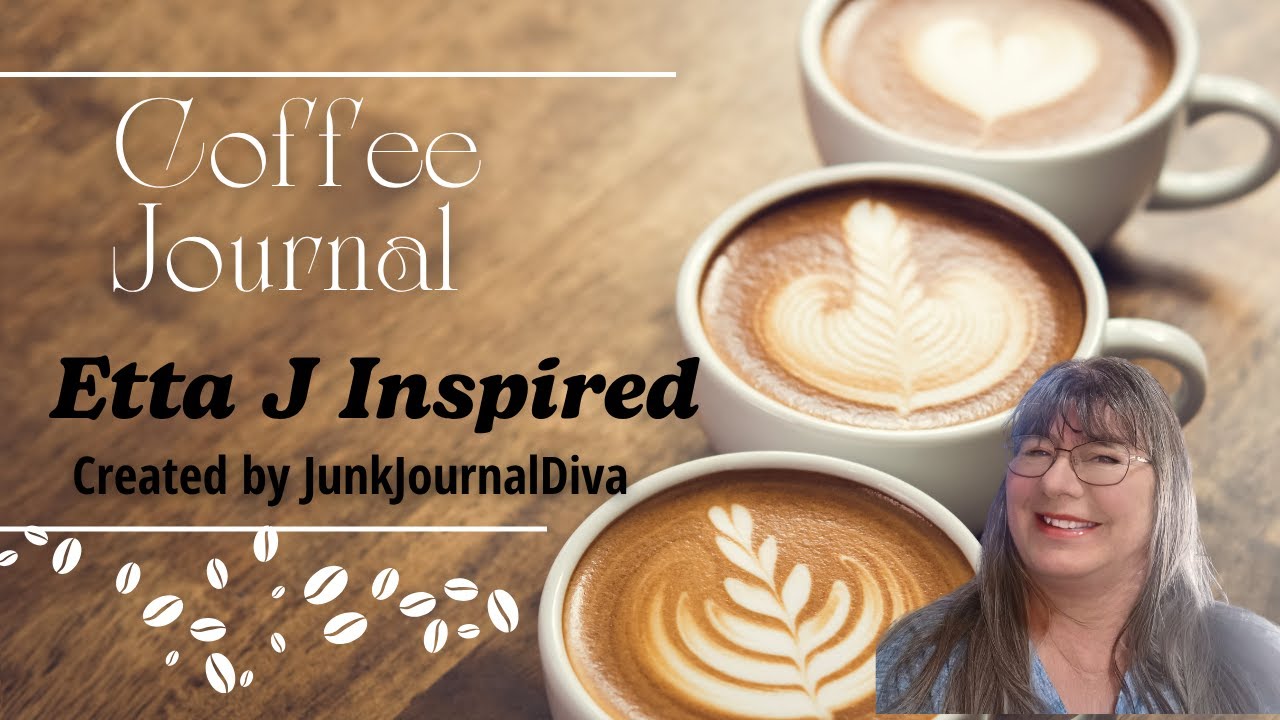 August Coffee Themed Positive Affirmation Journal Flip Through