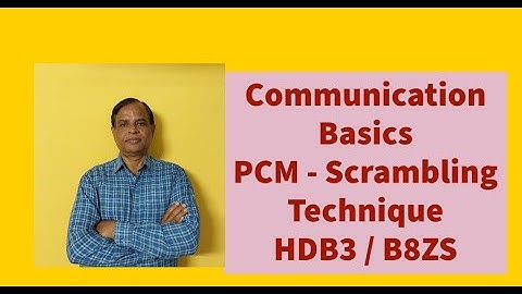 (7) Communication Basics - PCM Scrambling technique HDB3 / B8ZS