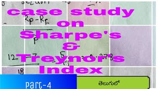 Case study on Sharpe & Treynor's Index||part-4||SAPM||GNANI The knowledge