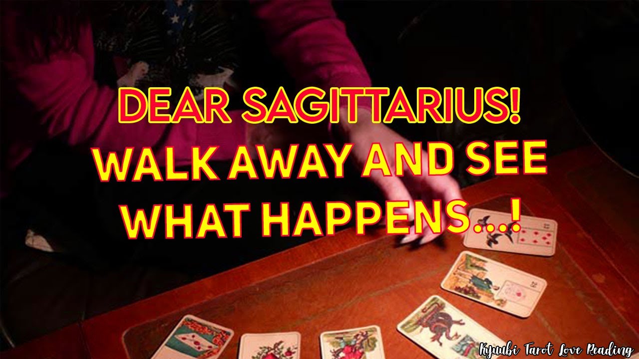 Sagittarius Tarot Love Reading July 2021 | Walk Away and See What Happens...!