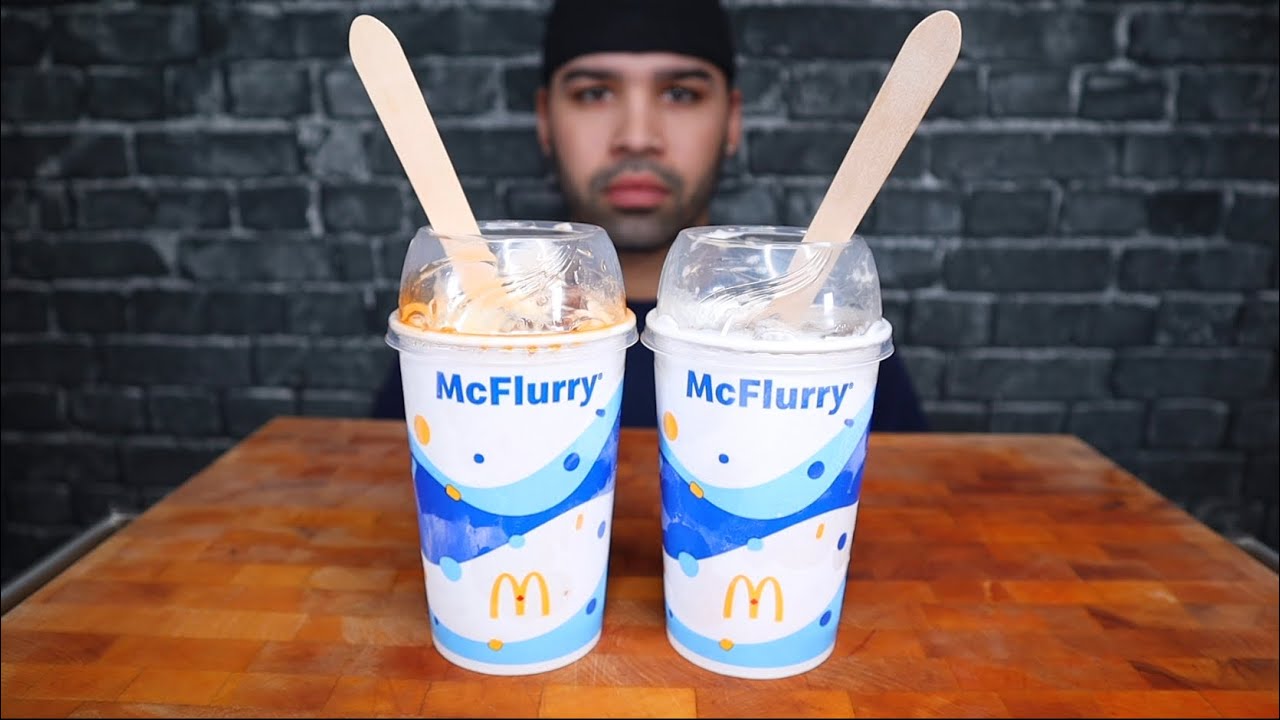 (ASMR) CADBURY CREME EGG MCFLURRY MUKBANG