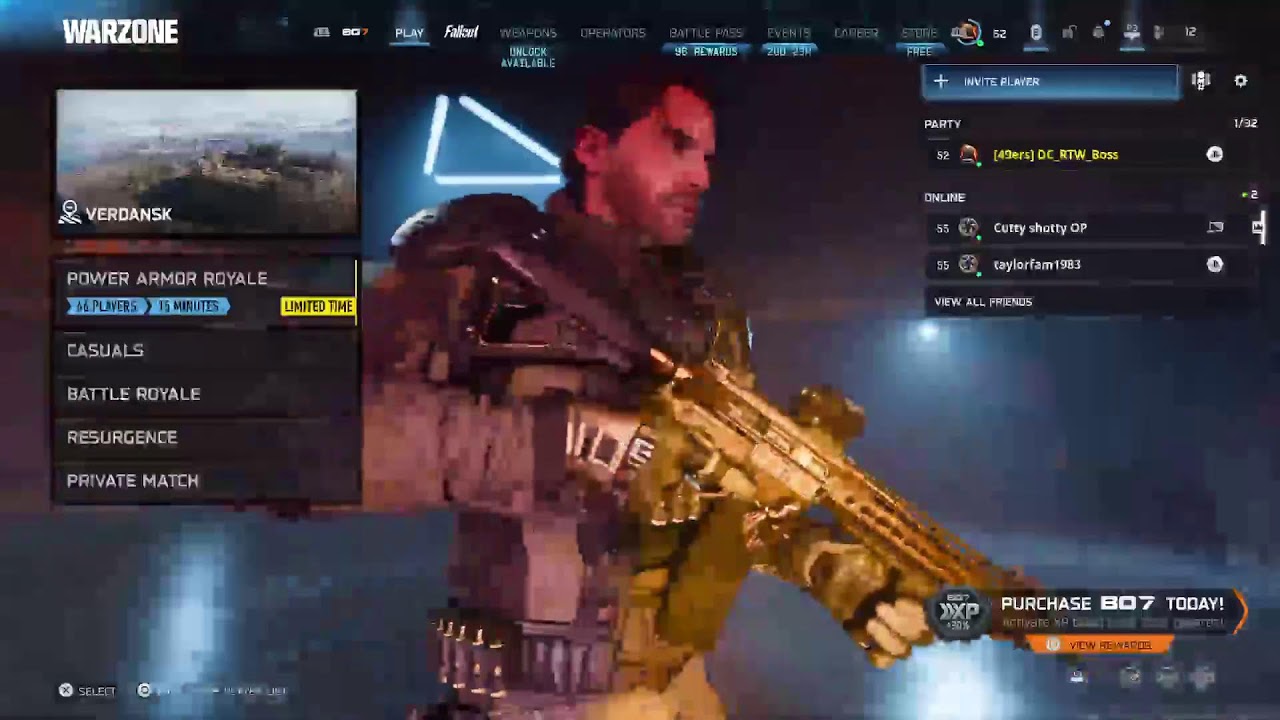 Bout to go to War....DC Warzone