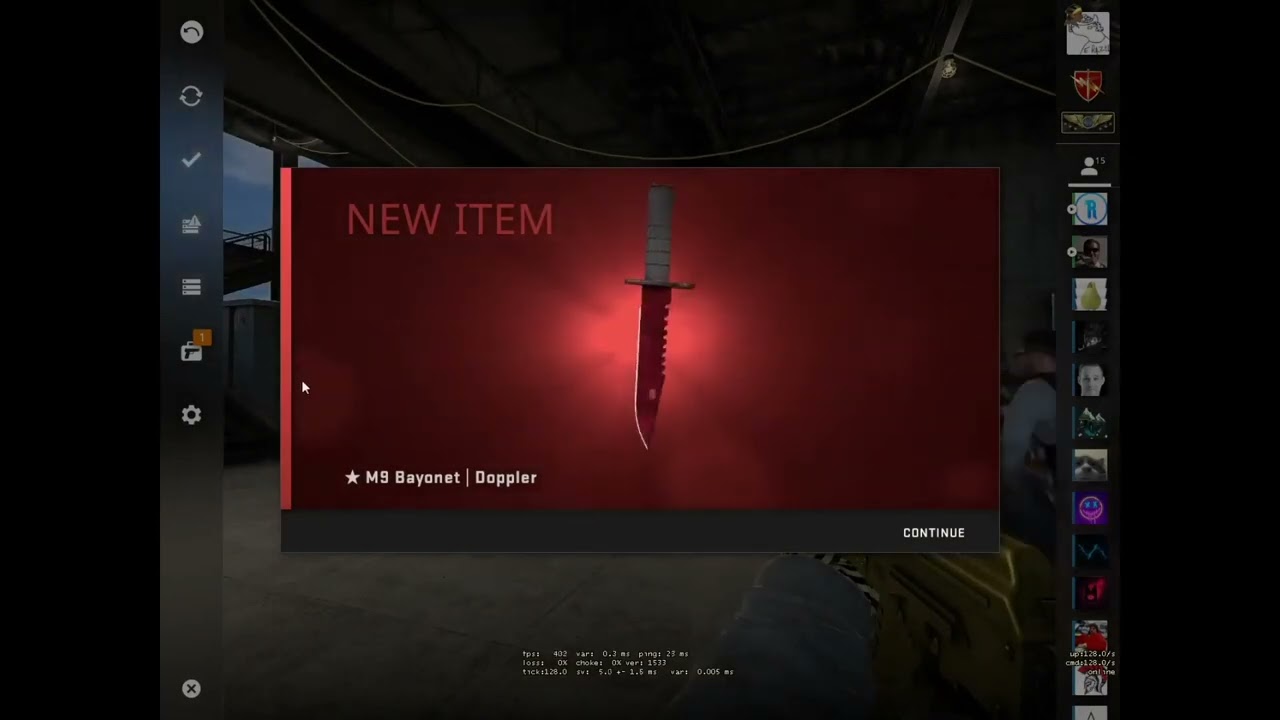 CS GO | M9 Bayonet Doppler Ruby unboxing (0.003 Float)