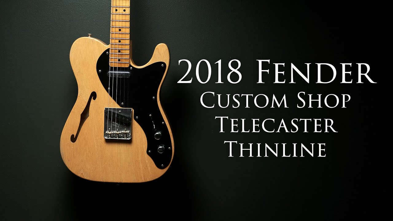 2018 Fender Custom Shop Telecaster Thinline (Benson Monarch Reverb)