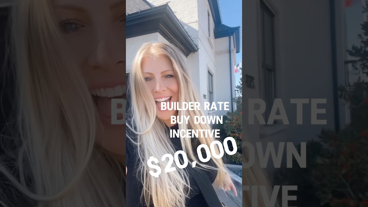 Builder incentive $20,000 Rate Buy Down! 