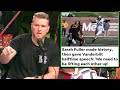 Pat McAfee Reacts To Vanderbilt's Sarah Fuller's Kick, Giving Halftime Speech