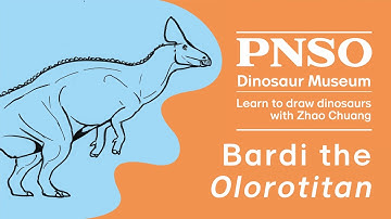 023 Bardi the Olorotitan | Learn to Draw Dinosaurs with ZHAO Chuang