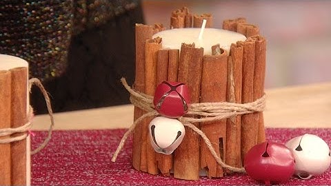 Learn How to Make Your Own Cinnamon Stick Candles!