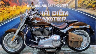 Lên Sàn Em Harley Davidson Fatboy 114Ci 1868cc Màu Nâu Hiếm Siêu Đẹp Keng HQCN Chỉ 5xx Lh 0703086286