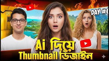 AI দিয়ে থাম্বনেইল ডিজাইন || How to Create VIRAL YouTube Thumbnails with AI | Nano Banana