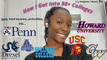 I GOT ACCEPTED INTO 50+ COLLEGES?! | Stats Video | Ivy Leagues, Howard, USC, and more! | Nia Aima