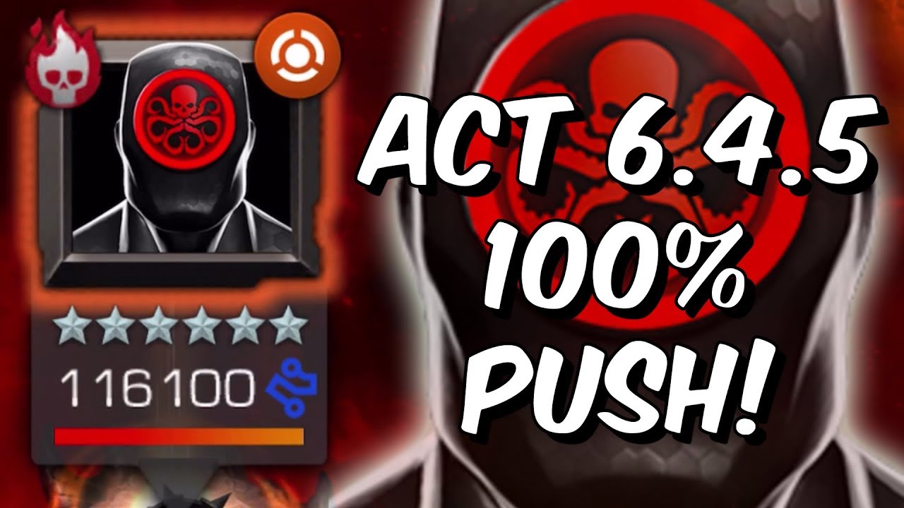 Act 6.4.5 100% - Hydra Adaptoid Boss Chapter Judgement! - Marvel Contest of Champions