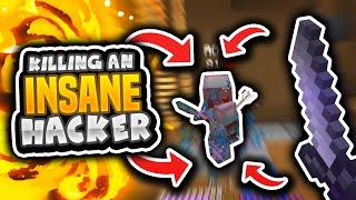 KILLING AN INSANE HACKER (Minecraft UHC Games)