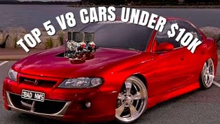 TOP 5 V8 CARS FOR UNDER $10K AUSSIE EDITION 2023