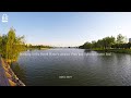 Moscow. Walking along Butovo light rail line and landscape park [4K]