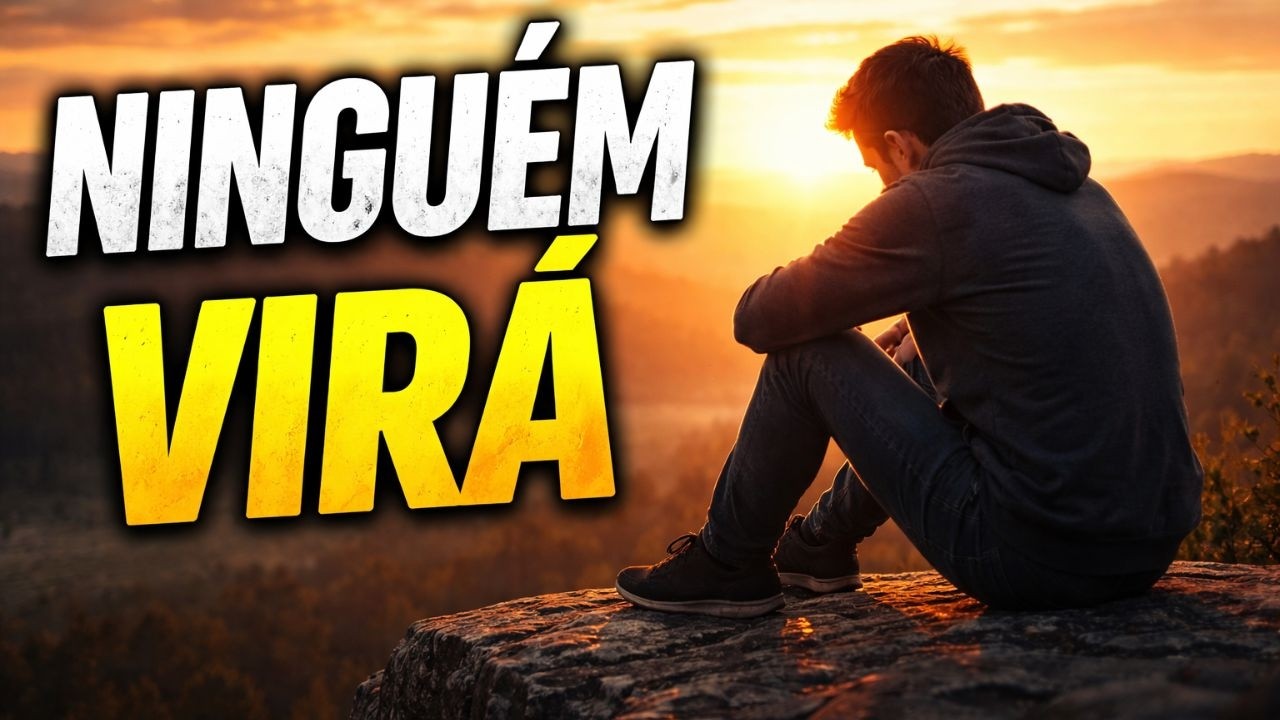 Ninguém virá te salvar.