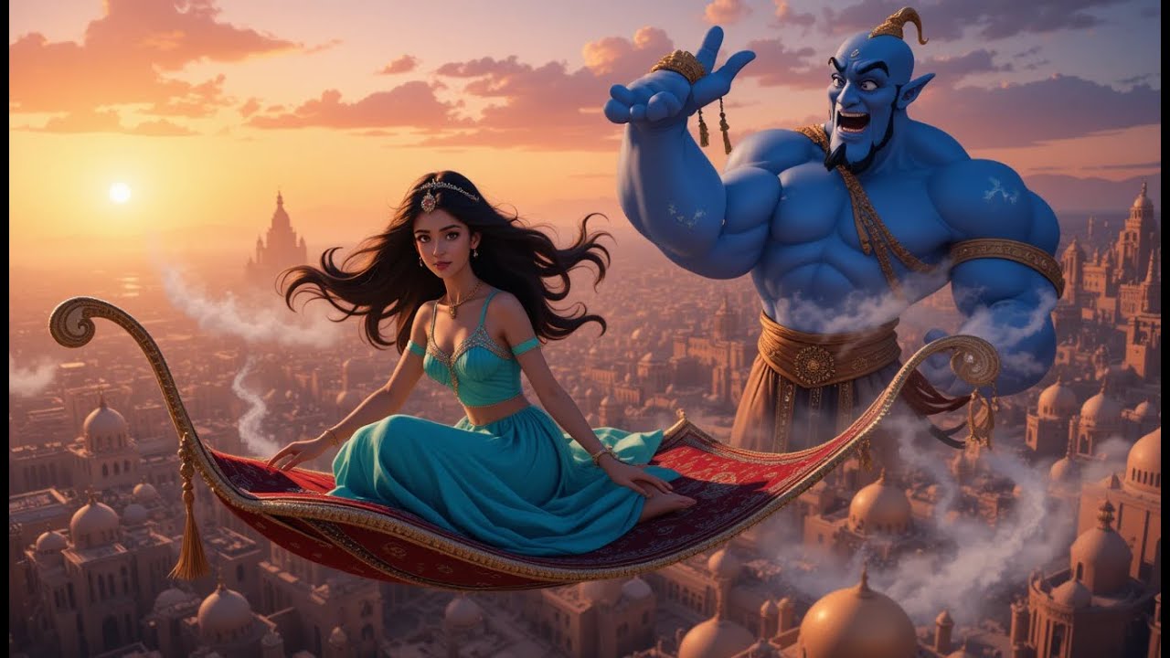 Journey Beyond Magic: Aladdin’s Adventure with Jasmine and the Genie | Full Movie Explained