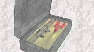 3D Game Art Asset Rocket Launcher- Comic Texture and Render