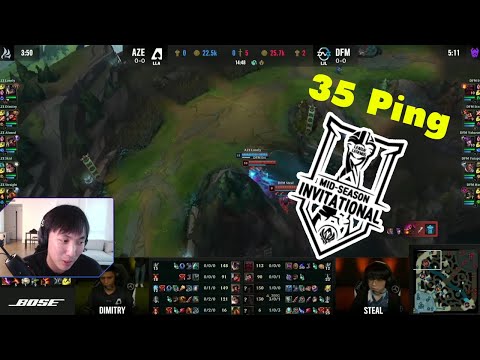 Doublelift on MSI's 35 ping