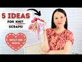 5 EASY projects for knit fabric scraps! Yay! (perfect for cute gifts!)