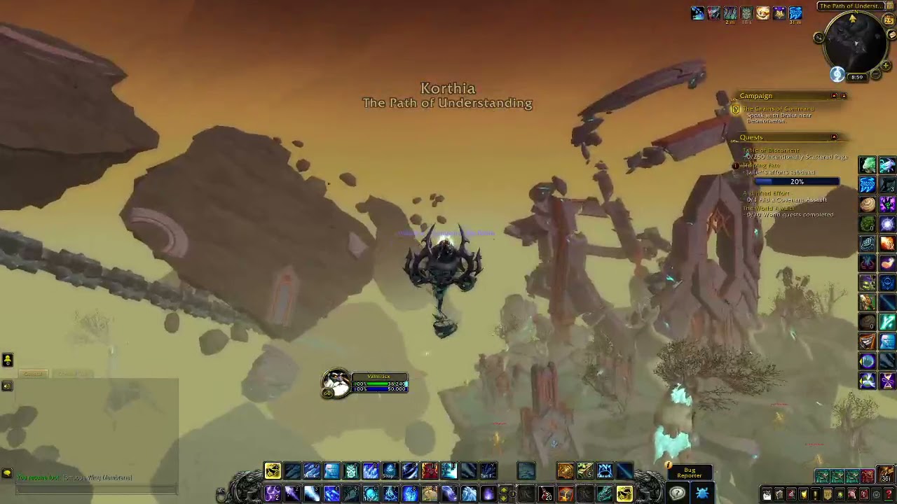 The one area in Korthia where you can fly