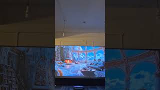 150-Inch Tri-Color UST Laser Projector Demo | IMAX Enhanced 4K Winter Visuals