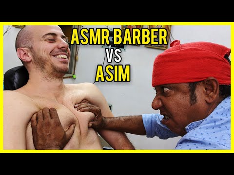 ASMR-BARBER-vs-ASIM-|-HEAD-and-BACK-MASSAGE-with-CR