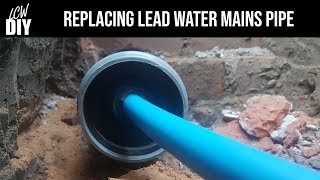 Replacing Lead Mains Water Pipe  DIY Vlog #2