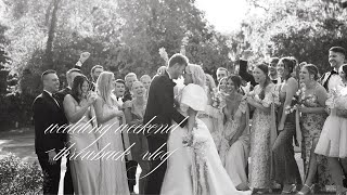 WEDDING WEEKEND VLOG - long lost BTS of our wedding weekend !! + newlywed life after ♥️