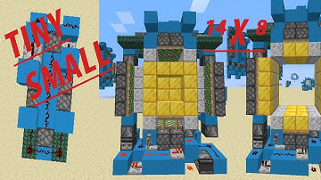 Small, Fast 4x4 Vault Door duel sided 14x8x3 336Blocks! 3wide 1.11+