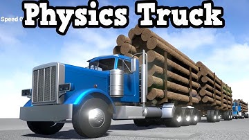 Unreal Engine 4 - Overloaded Physics Based Logging Truck Test