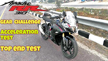 Apache RR310 bs6 2022 | GEAR TEST  PERFORMANCE TEST || @YouTube @tvsapacheseries @RachitvermaBIKER