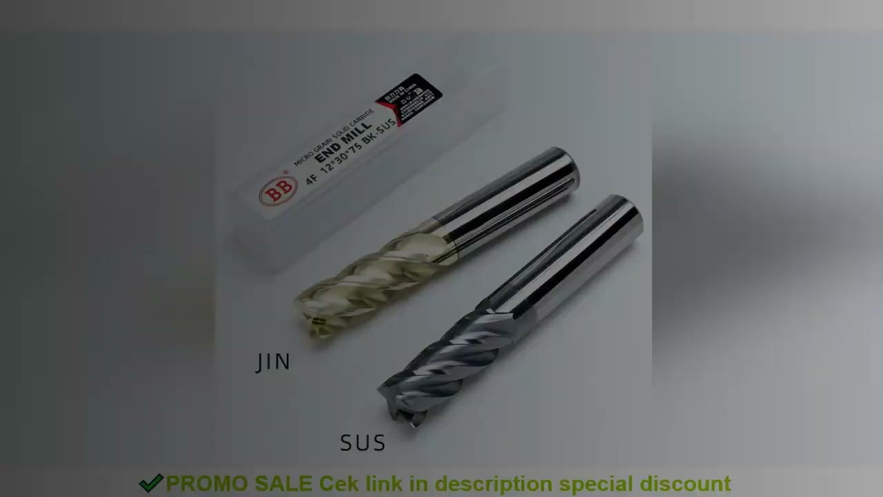 BB End Mill Cutter Tool CNC High Hardness Solid Carbide Trochoidal Machining Feed Titanium Alloy SUS