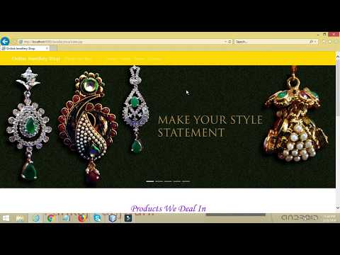 Online Jewellery Shop | JSP Servlet  | By Pankaj Panjwani
