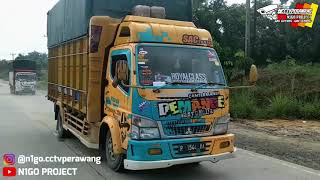 DJ SANTUY Versi Truck Oleng DEMANGE Duet REBECCA  || CCTV PERAWANG